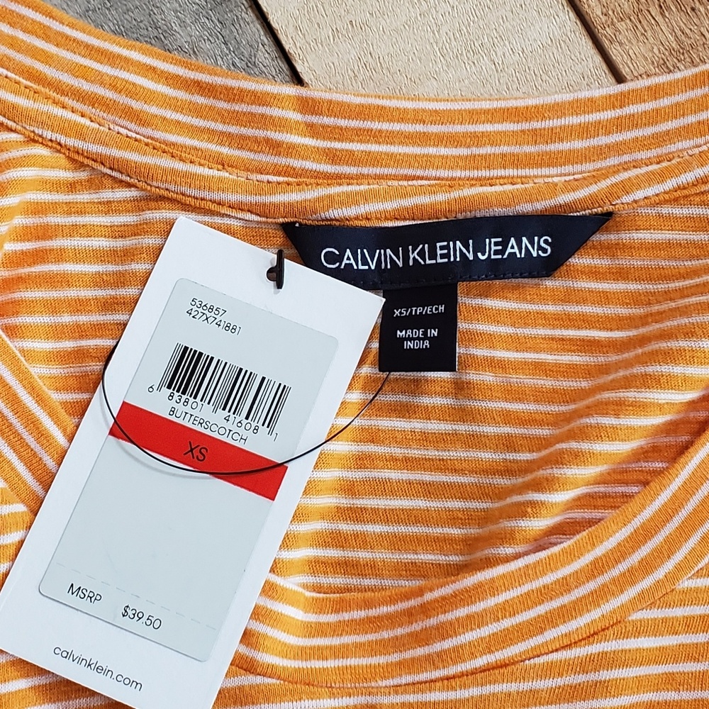 CALVIN KLEIN Striped Top - Picture 5 of 5